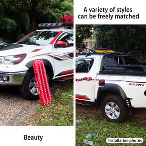 Produit phare : Décorations pour feux avant et arrière, poignées de porte, coques de rétroviseurs, compatibles avec Toyota Hilux Revo 2016 et modèles suivants - Product Image 5