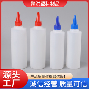 Botella de plástico translúcido de 500 ml para tintas de dibujo, geles, acuarelas y líquidos de mezcla. - Product Image 3