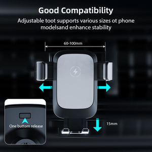 Nuovo Arrivo: Caricatore Wireless per Auto da 15W con Supporto Telefono e Tecnologia di Ricarica Rapida Wireless - Product Image 4