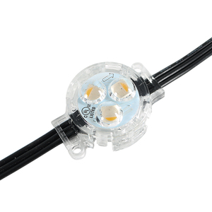 Luces de Riel de Techo Navideñas Permanentes SHIJI, Luz de Riel de Píxel LED RGBW de 30 mm, Fuente de Luz de Punto de Píxel LED Impermeable para Exteriores - Product Image 2