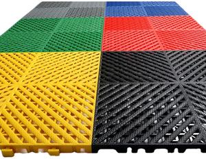 Carreaux de sol en plastique pour garage Car Beauty 4s Shop Drain Grid Floor - Product Image 5
