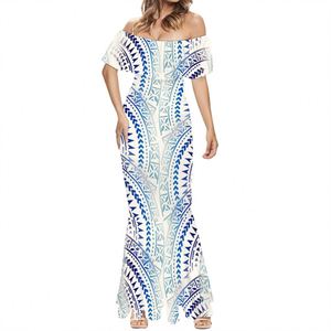 Abito da sirena samoano, abbigliamento tribale polinesiano, tessuto Tapa Masi marrone e bianco con stampa floreale, abiti da cocktail personalizzati, eleganti e formali - Product Image 3