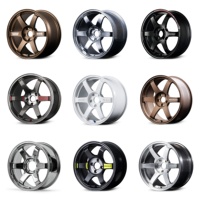 عجلات LH JDM Te37 المصنوعة من الألومنيوم المطروق 5x114.3 5x112 5x120 لسيارات هوندا سيفيك وسوبرا Mk4 وسوبارو Brz و350z و370z وR35 Gtr، مقاسات 18 و20 و24 بوصة