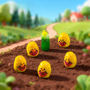 Nouvelles capsules mignonnes en forme de pommes de terre, concombres et légumes pour <span class=keywords><strong>le</strong></span> jardinage et l'aménagement paysager, décorations DIY, accessoires, mini-ornements - Product Image 1