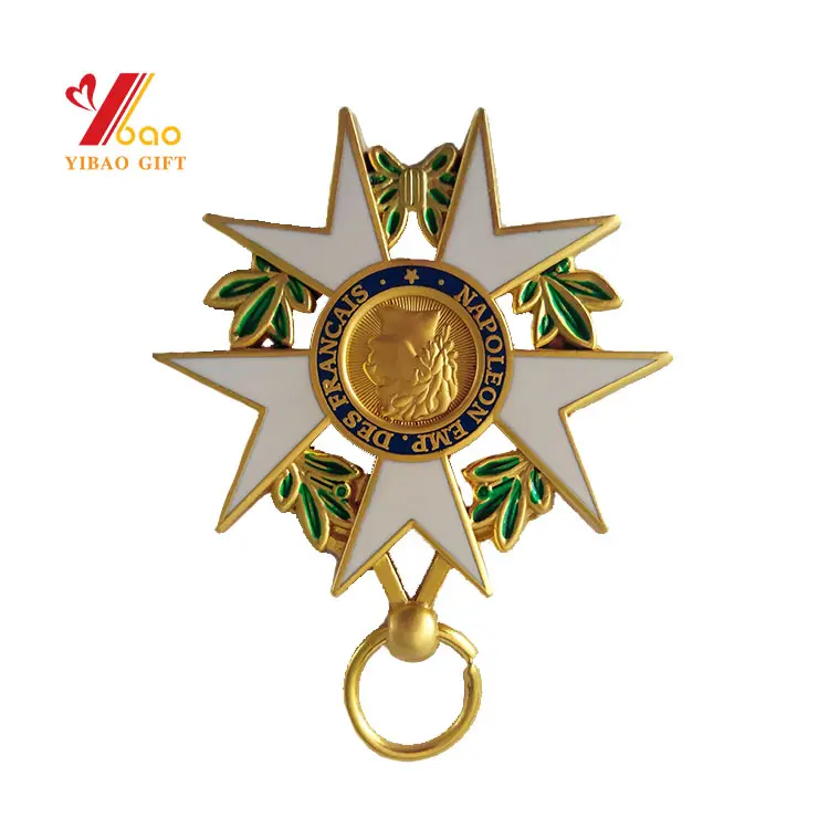 Starlights – médaille Souvenir pour les trophée de Football, coupe d'icône en métal doré, médailles de russie et de chine, sport, laiton, Europe, XY-001