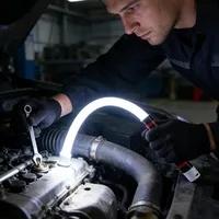 Lampe torche LED flexible, avec gant, éclairage professionnel, outil portable pour réparations automobiles, inspections et espaces restreints
