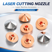 Nosel Pemotong Laser Serat untuk Mesin Pemotong Laser CNC, Suku Cadang Peralatan Kepala Laser