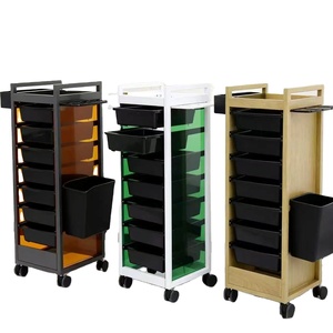 Nouveau chariot de salon de coiffure, chariot de teinture à chaud pour salon de coiffure, étagères de rangement pour salon de beauté avec roulettes, chariot à outils, exclusivité salon de coiffure - Product Image 5