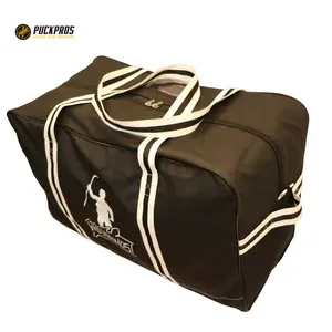 La mejor bolsa personalizable de hockey sobre hielo con logotipo de equipo para entrenadores, jugadores, porteros, bolsa de hockey
