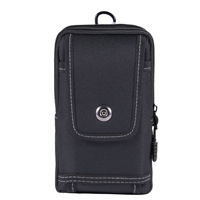 Sac de téléphone portable étanche en nylon durable Sac de taille à boucle magnétique solide Pochette universelle pour iPhone pour Samsung