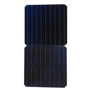 高效23% 单晶太阳能电池166 x 166毫米9bb太阳能电池太阳能电池板原材料