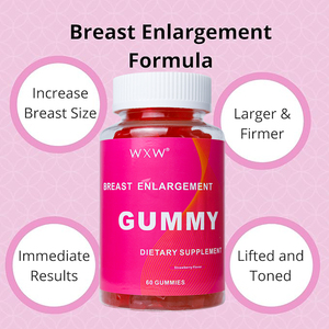 Vente chaude facilement absorbé vitamines extrait élargissement du sein gommes supplément à base de plantes pour les femmes gommes d'amélioration du sein - Product Image 6