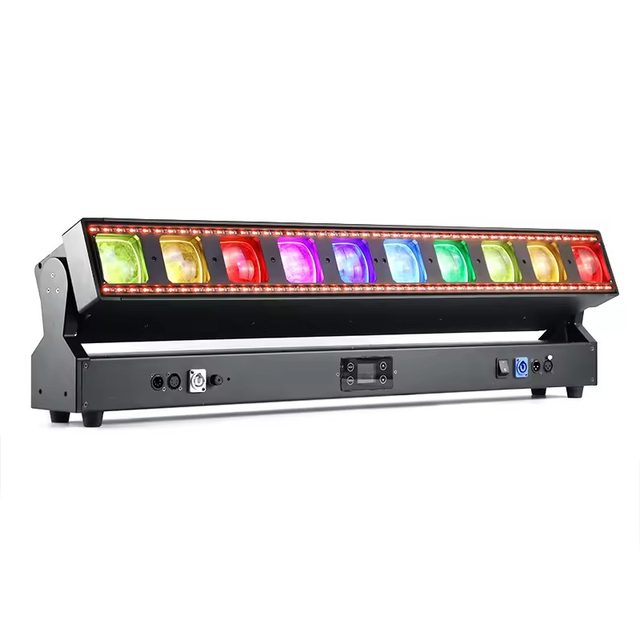 1060 Live Concert Beam Wall Cleaning RGBW Zoom Pixel Moving Head Light Bar DMX512/Sound-Activated Control IP33 Rated Stage Light