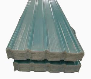 Feuille de toiture ondulée <span class=keywords><strong>en</strong></span> polyester renforcé de fibre de verre (FRP)/feuille de toit transparente/feuille de toiture <span class=keywords><strong>en</strong></span> plastique ondulée FRP - Product Image 3
