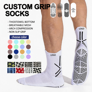 Chaussettes de football <span class=keywords><strong>DIBAO</strong></span> LOW MOQ pour hommes, respirantes, antidérapantes, en nylon, pour le sport et la gym. - Product Image 1