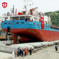 Airbags de lancement de navires à longue durée de vie certifiés ISO, pour charges lourdes, usage maritime et offshore