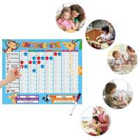 Tableau de récompenses magnétique personnalisé pour enfants avec aimants pour la propreté, tableau effaçable à sec pour l'apprentissage de la propreté des tout-petits