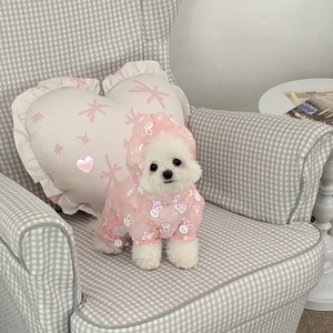 Impermeable para Perros con Estampado de Conejo y Capucha, Chaqueta Impermeable para Mascotas de Cuatro Patas para Perros Pequeños, Cachorros y Gatos, para Paseos al Aire Libre - Product Image 6