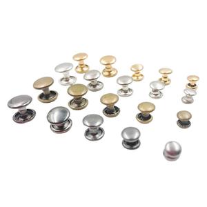 Rivets à double capuchon en métal Jinkun, plaqués fer, durables, clous pour vêtements, style classique - Product Image 5