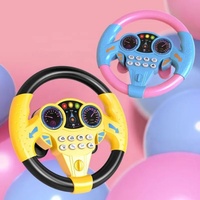 Jouets éducatifs pour la petite enfance, simulation musicale de conduite avec ventouse, volant électrique pour enfants