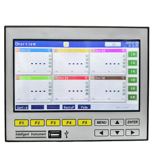 Paperless Recorder 2 <strong>4</strong> 6 Canais Temperature RTD Pressure Current Voltage <strong>Data</strong> <strong>Logger</strong> <strong>4</strong>-20mA 0-5V Analog Relay <strong>RS485</strong> - Product Image 4