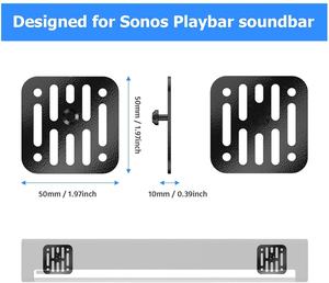 ขายึดผนังสำหรับ Klipsch RP-140SA R-41SA,ลำโพงแท่งเสียง RP-500SA SA-Z9R HT-Z9F HT-S350 HT-S100F และ <span class=keywords><strong>Sony</strong></span> HT-S200F - Product Image 3