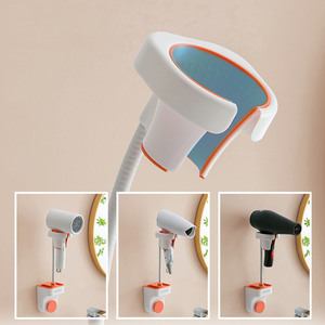 2025 vente chaude salle de bain vanités supports de stockage supports de stockage mural bras de douche Supporter adhésif sèche-<span class=keywords><strong>cheveux</strong></span> supports - Product Image 5