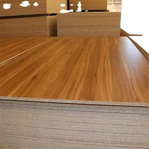 Made in China high quality 4*8ft melamine laminated particle board Furniture grade chipboard board