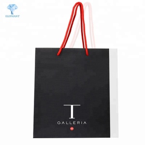 Logo Printed Luxury Premium Portable Wine Gift <b>Packing</b> Custom <b>Paper</b> Bag - Product Image 2