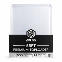 Protège-cartes rigides de qualité supérieure pour cartes standard 3x4 pouces, pour MTG, TCG, cartes sportives, stockage sûr et archivable