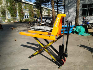 1500กิโลกรัมขนาดเล็กแจ็คพาเลทไฮดรอลิขากรรไกรสูงลิฟท์รถลากพาเลท - Product Image 2