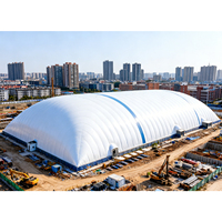 Dôme de sport gonflable moderne en PVDF ignifuge pour terrains de tennis, football et soccer, directement de l'usine, utilisable comme tente de stade ou entrepôt