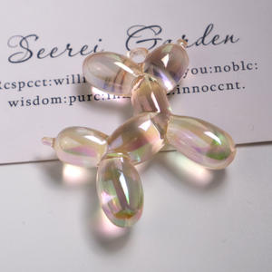 High Transparency Color Plated <b>Balloon</b> Dog Diy Pendant Necklace Keychain Bracelet <b>Accessories</b> Jewelry Making - Product Image 5