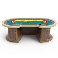 YH – Table de Casino professionnelle personnalisée de 102 pouces, de luxe, avec plateau à jetons, à vendre