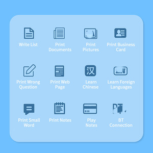 Imprimante thermique portable mini C9 <span class=keywords><strong>pour</strong></span> l'impression de photos, d'étiquettes et de questions incorrectes, jouet éducatif sans fil <span class=keywords><strong>pour</strong></span> enfants - Product Image 5