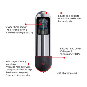 Nieuwe Vrouwelijke Masturberen Seksspeeltjes Vibrator Mini Bullet Met Afstandsbediening 10 Speed Seksspeeltje Ei Voor Vrouw Vibrerende Bal - Product Image 3