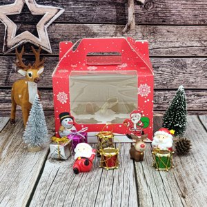 Hộp Quà Tặng Bánh Cốc Giáng Sinh Logo Tùy Chỉnh Hộp <span class=keywords><strong>Pop</strong></span> Bánh Giáng Sinh Gấp Gọn Thân Thiện Với Môi Trường Có Cửa Sổ - Product Image 6