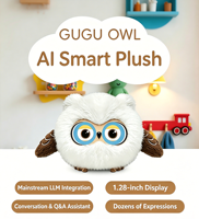 Bambola Interattiva AI Smart Doubao Owl Companion con 66 Lingue, Chat Vocale, Espressioni Oculari e WiFi - Giocattolo Intelligente