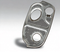 Baffle de voiture pour silencieux arrière, robuste, universel, cloison de séparation, grille acoustique, plaque à bords crantés, joint d'étanchéité