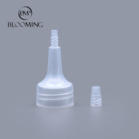 Bouchon de bec de buse longue 20/410 capuchon torsadé, capuchon supérieur torsadé en plastique à vis de 24mm, capuchon torsadé