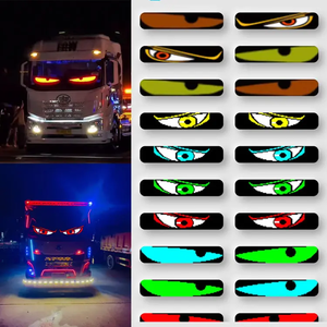 Luz LED Dinámica para Automóvil y Camioneta, 12v, Controlada por Aplicación, Pantalla LED Intermitente con Efecto Demonio - Product Image 3