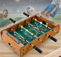 Mini jeu de football de table |   Portable et durable |   Parfait pour le plaisir en famille et les pauses au bureau : Table de baby-foot