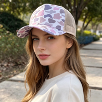 Casquette Trucker 5 Panneaux Promotionnelle Publicitaire Personnalisée avec Impression par Sublimation, Dos en Maille, Fermeture Snapback, Vente en Gros, Chapeau à Calotte Haute