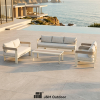 Canapé d'extérieur moderne J&M pour villa, patio, terrasse et balcon – Vente en gros