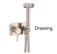 Nouveau Style Brossé Or Toilette Bidet Salle De Bains Bidet Pulvérisateur Toilette Pulvérisateur Ensemble avec Valve
