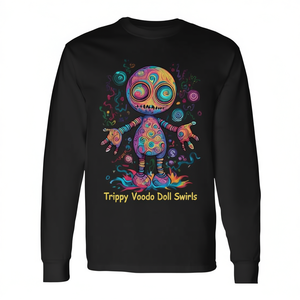 T-shirt à manches longues Trippy Voodoo Doll Swirls - Product Image 2