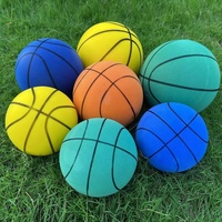 Balle de basket-ball solide de taille 7 avec logo personnalisé basket-ball silencieux professionnel d'intérieur pour la maison