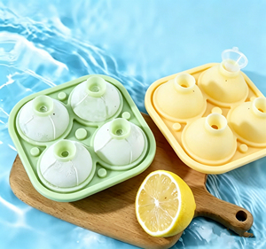 Bac à glaçons en silicone DIY, moule à glace maison pour congélateur, moule à glaçons facile à démouler pour cuisine, bar à domicile, boissons froides - Product Image 2