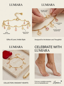 Pulsera de Tobillo con Borlas y Dijes de Flor de Latón Coreano de Moda, Chapado en Oro de 18k con Circones, Joyería para el Pie - Product Image 4