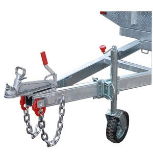 <span class=keywords><strong>Remolque</strong></span> de jaula tándem resistente 8x5 <span class=keywords><strong>con</strong></span> rampa Caja de <span class=keywords><strong>remolque</strong></span> <span class=keywords><strong>basculante</strong></span> hidráulica galvanizada y remolques basculantes - Product Image 4
